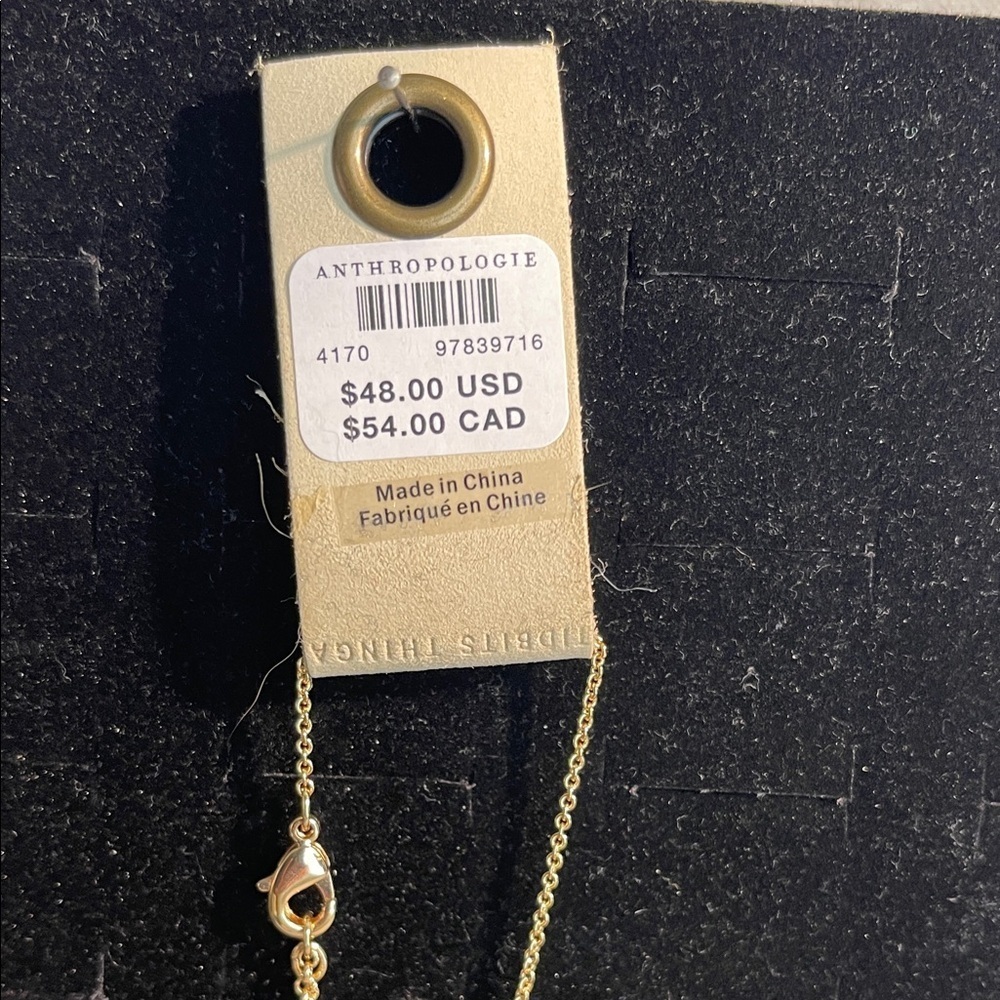 Anthropologie Heart Circle Charm Necklace.NWT - Picture 4 of 4